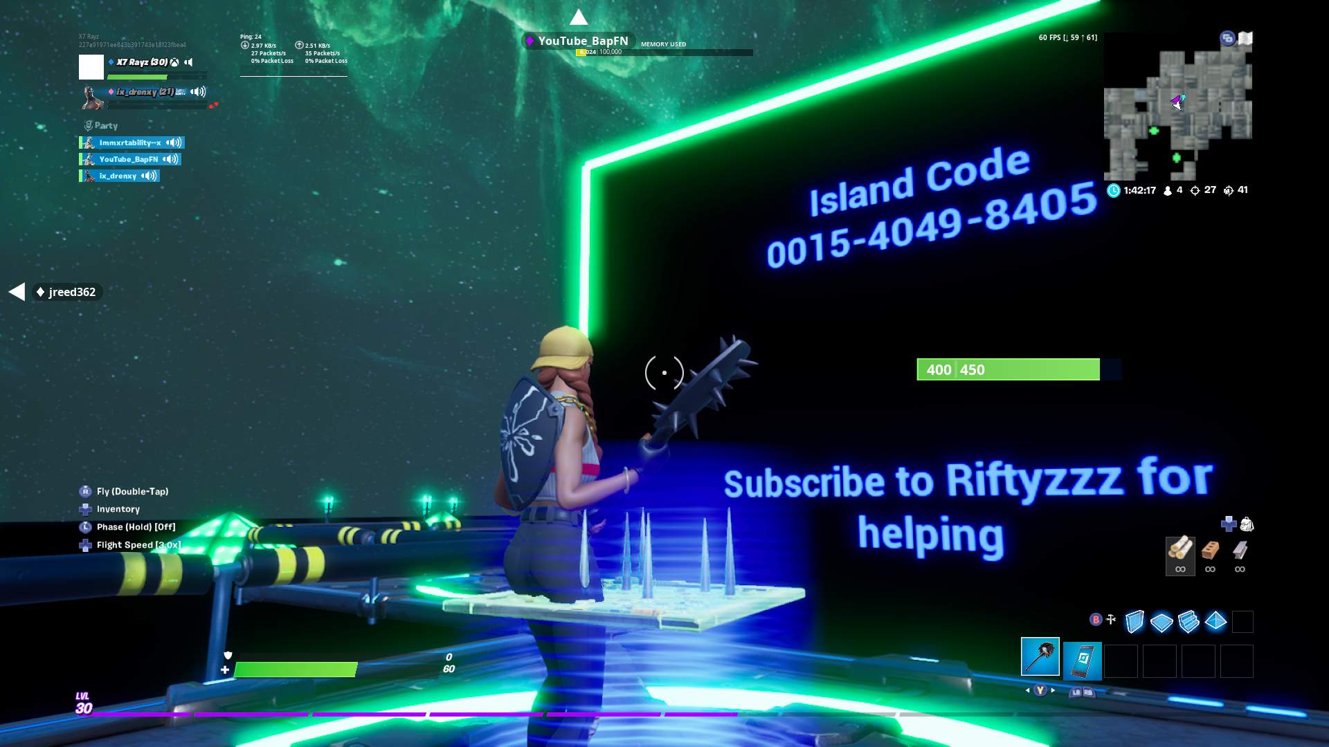 1V1 MAP (GREEN GALAXY)