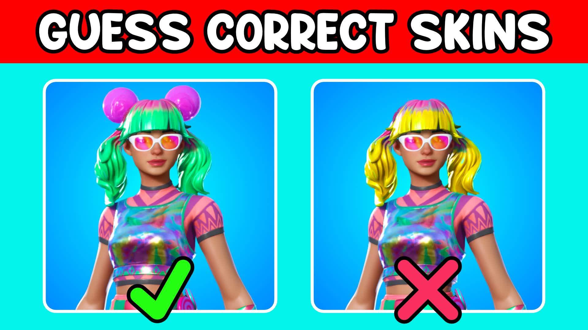 GUESS THE CORRECT SKIN🔎