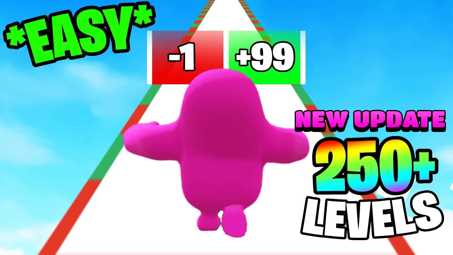 ❄️🌈EASY WINTER OBBY PARKOUR FUN🌈❄️