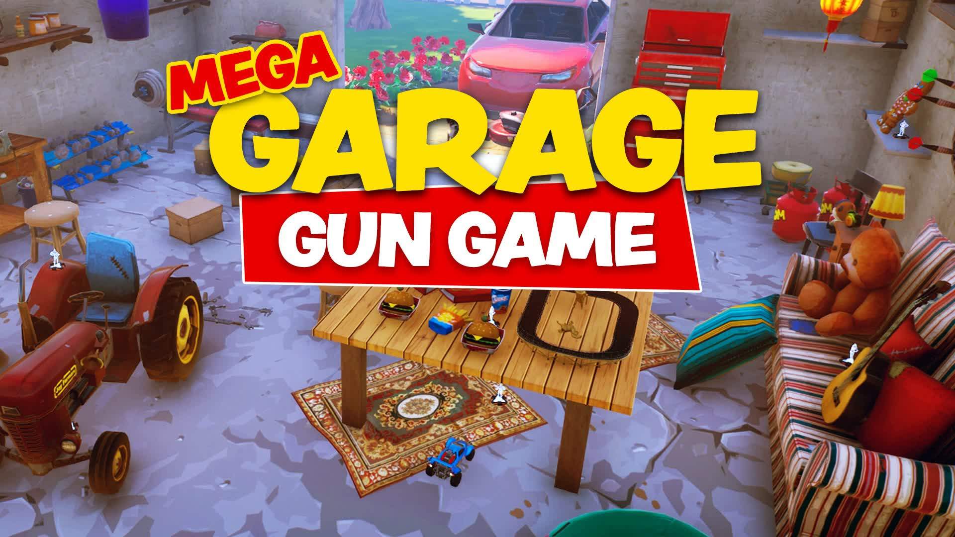 🏠MEGA GARAGE GUN GAME 💥 ONE SHOT