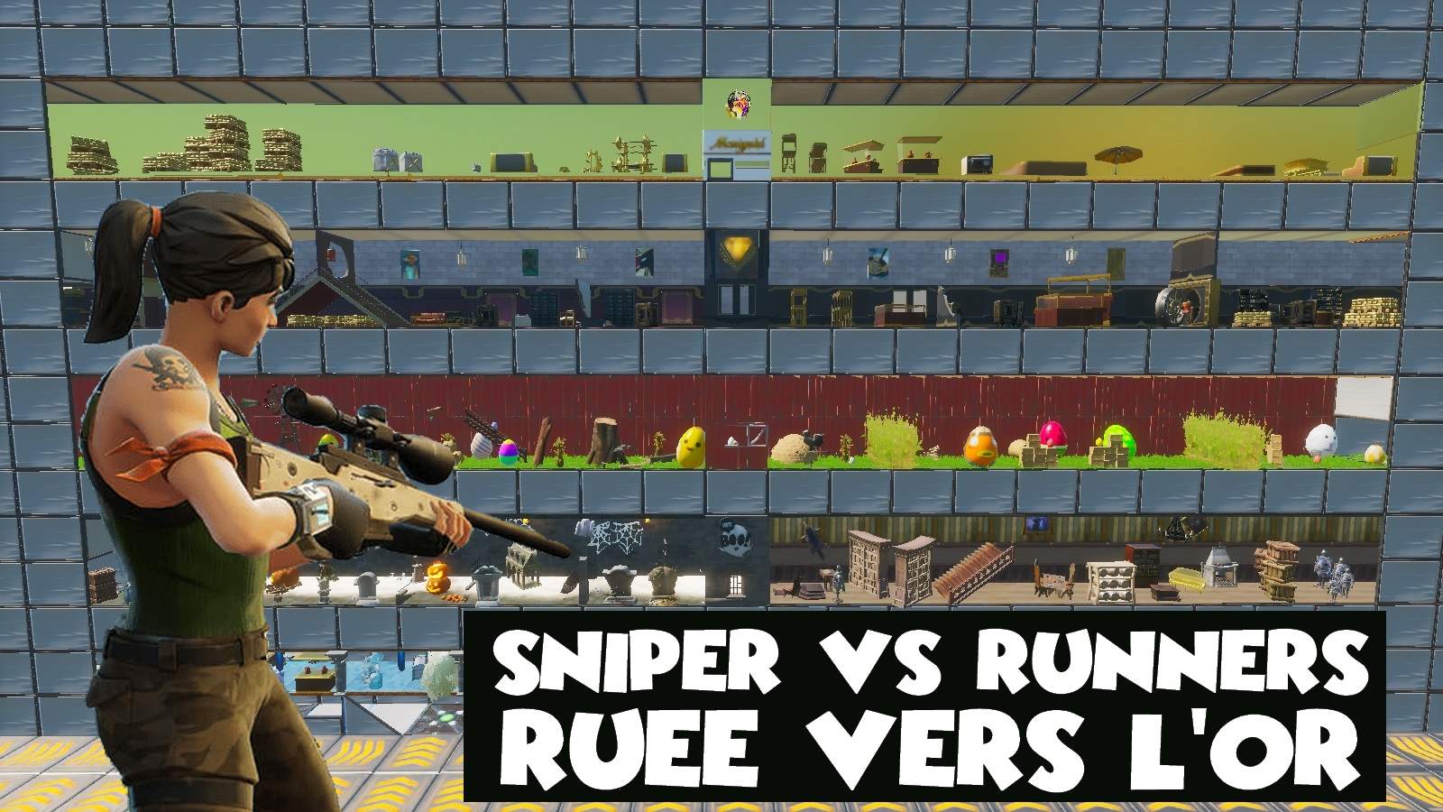 SNIPER VS RUNNERS /RUÉE VERS L'OR | JALF