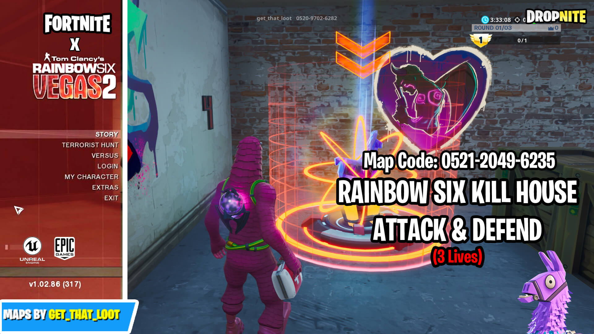 RAINBOW SIX KILL HOUSE [ATTACK & DEFEND] (3 LIVES)