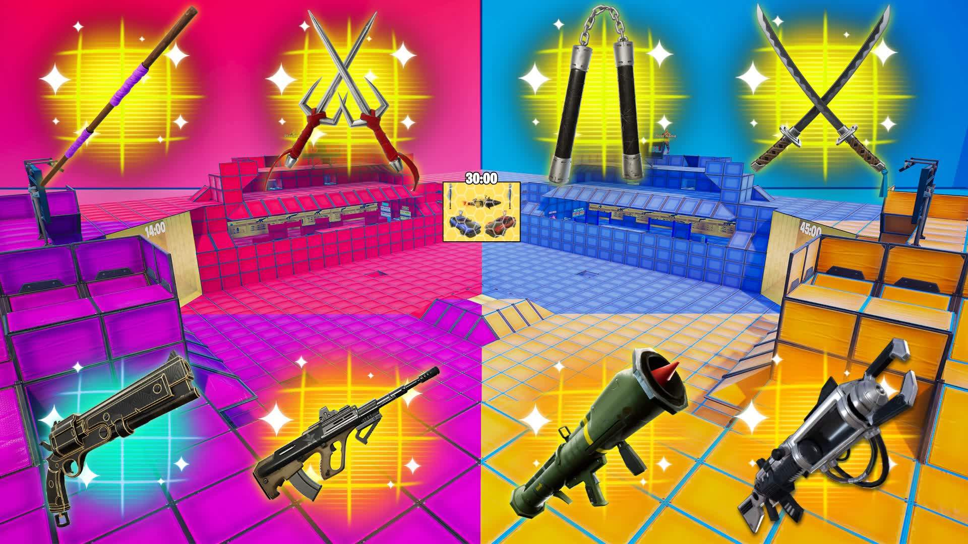 TMNT RED VS BLUE VS PURPLE VS ORANGE