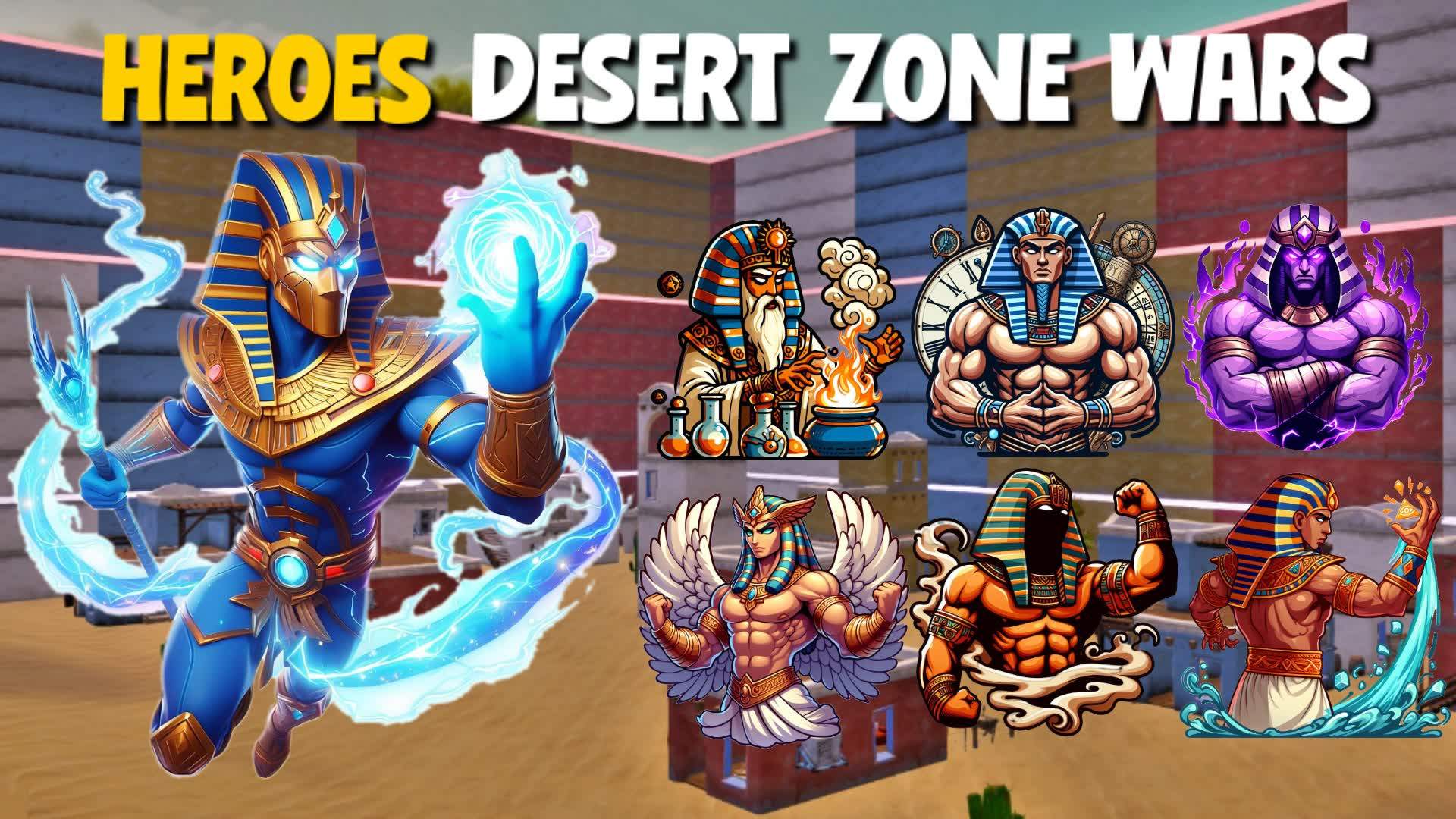 🦸 HEROES DESERT ZONE WARS 🦸