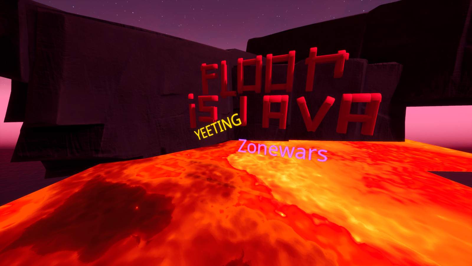FLOOR IS LAVA YEETING ZONEWARS