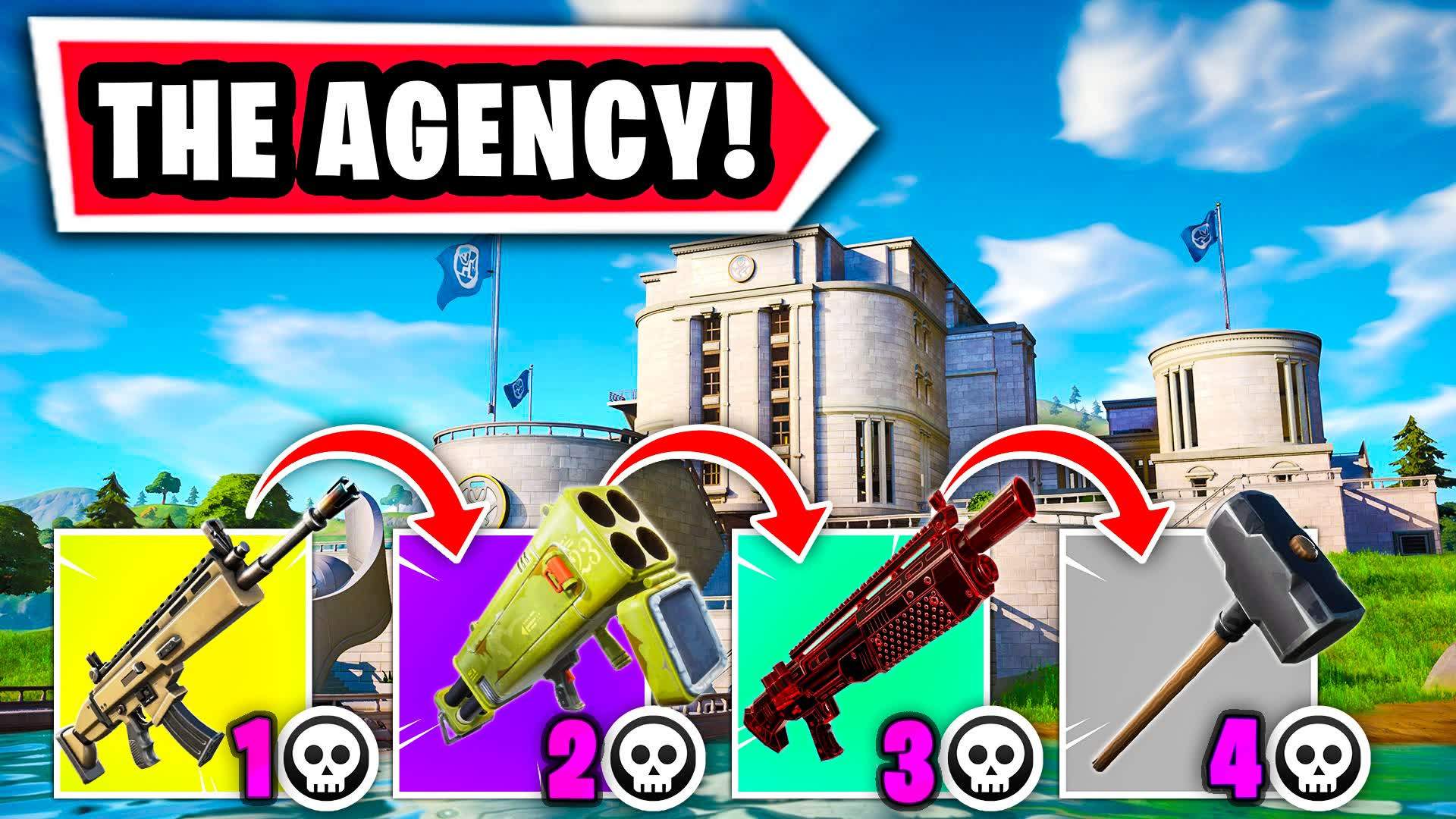 💂♂️THE AGENCY GUN GAME!🎯