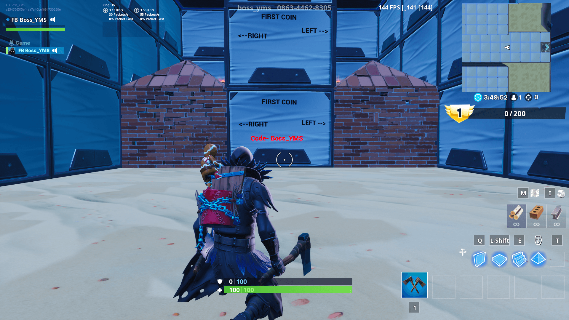 BOSS_YMS WARMUP COURSE! SOLOS OR DUOS