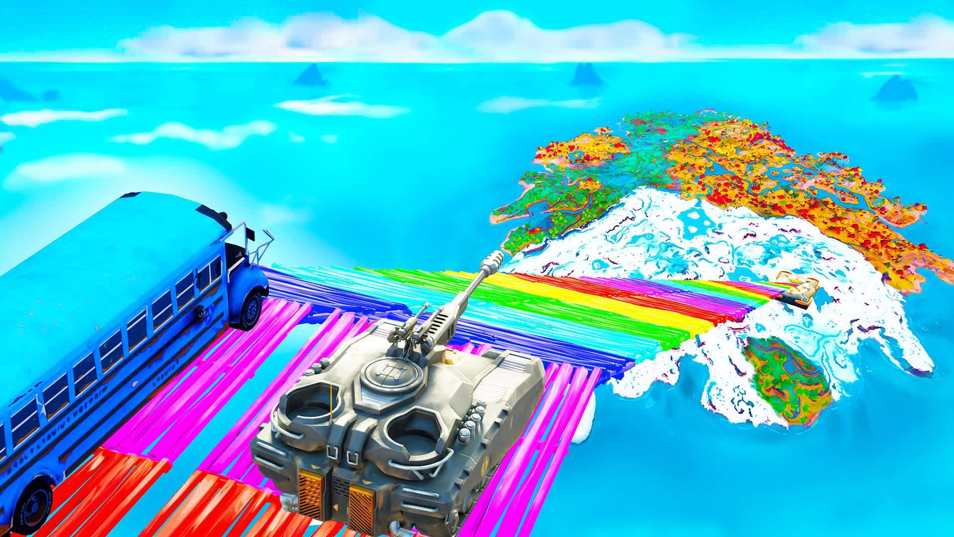 🚌BUS VS TANK RAMP XXL 🏎️