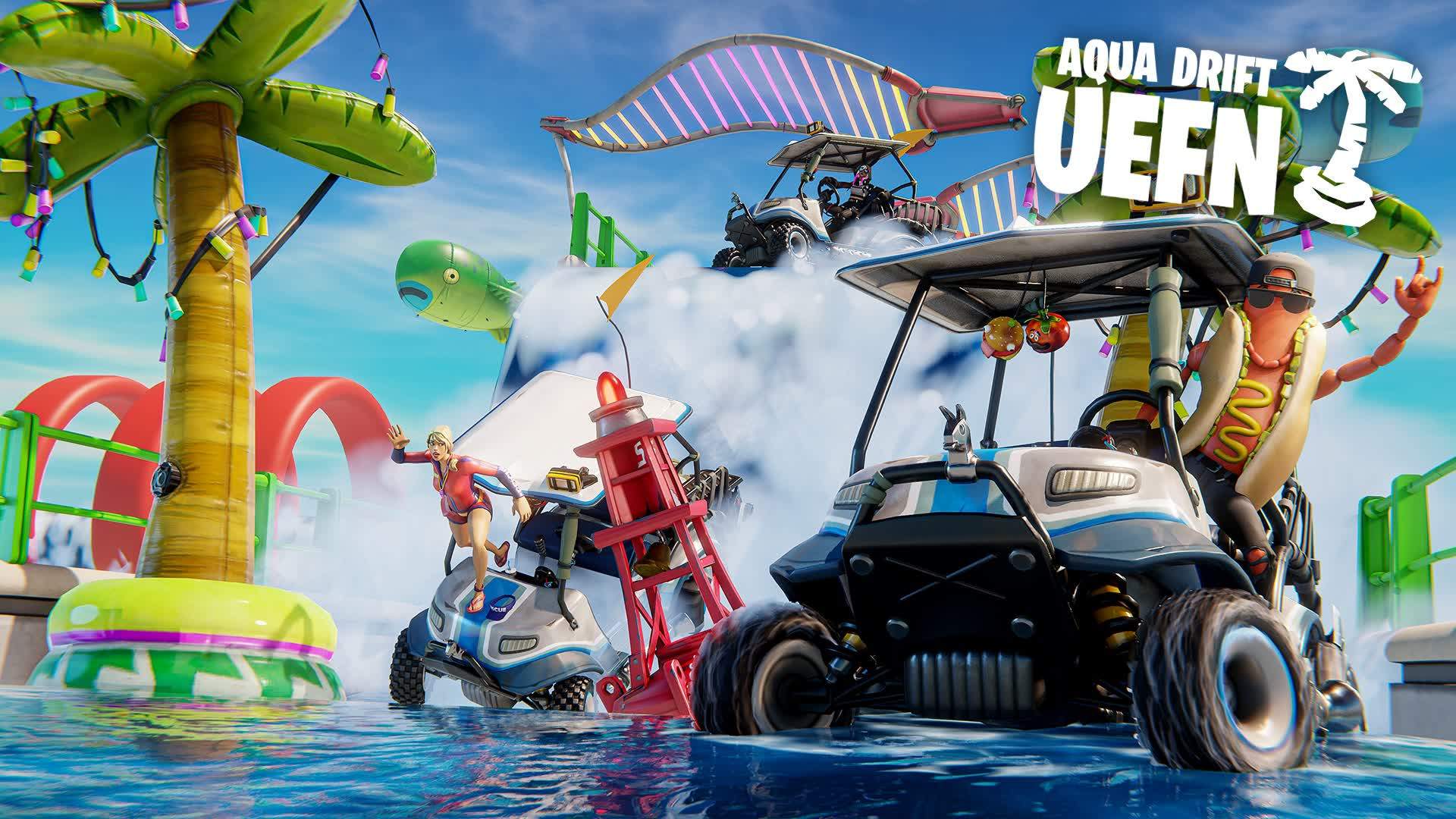 AQUA DRIFT RACE UEFN