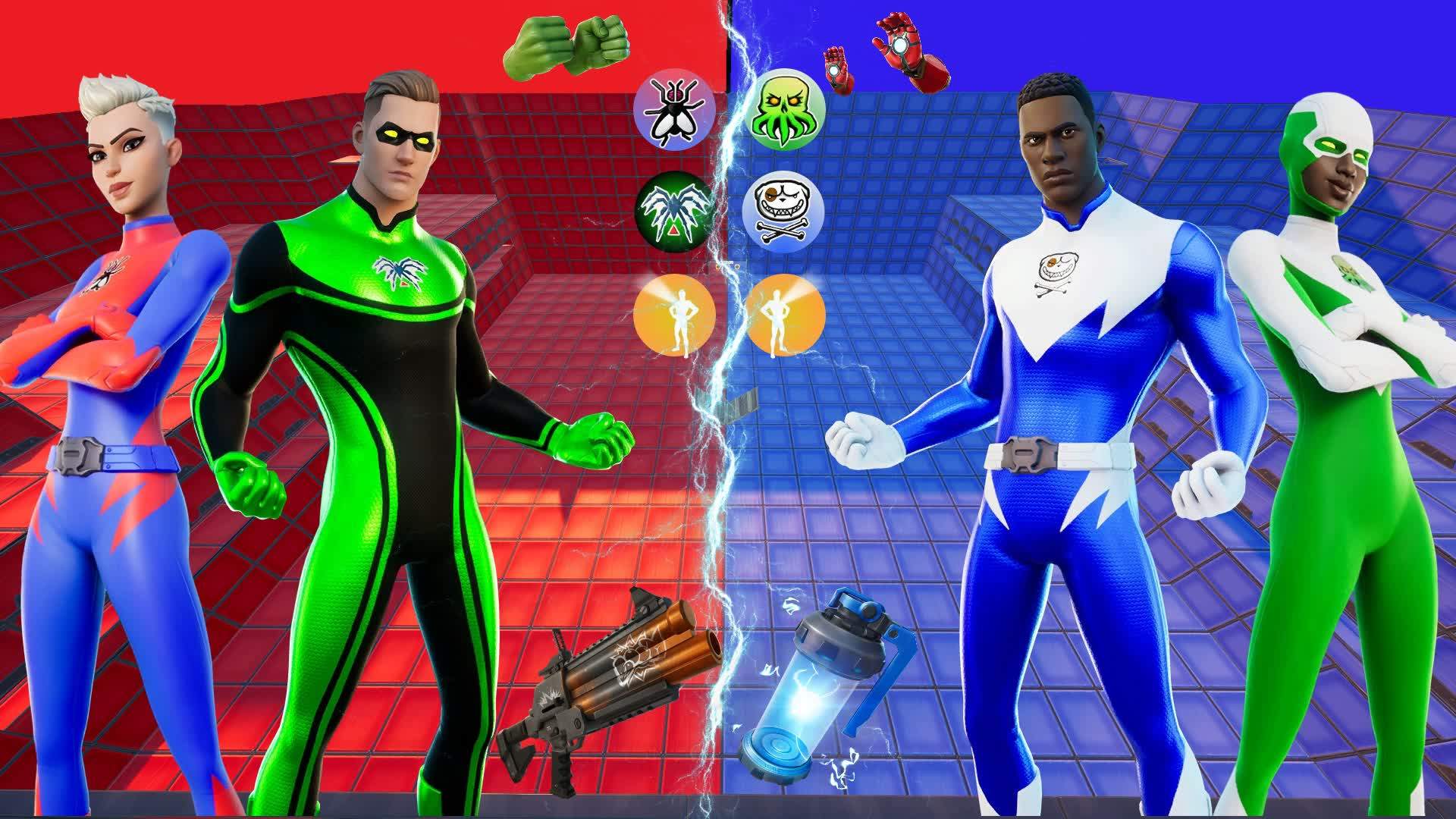 RED VS BLUE | HEROES! | RANKED!