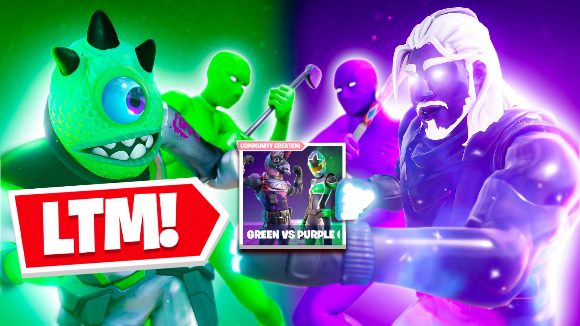 👽Green VS Purple Go GOATED LTM 👾