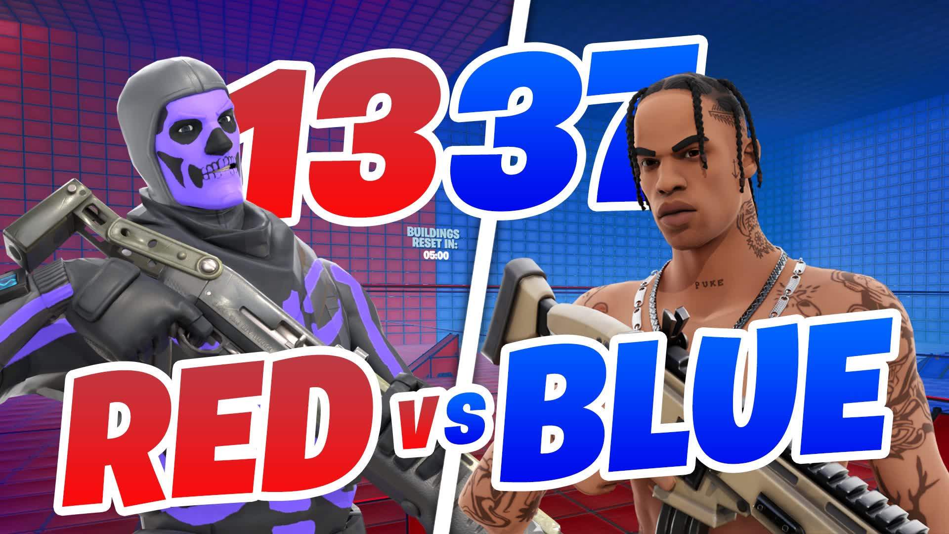 1337 🔴RED VS BLUE🔵