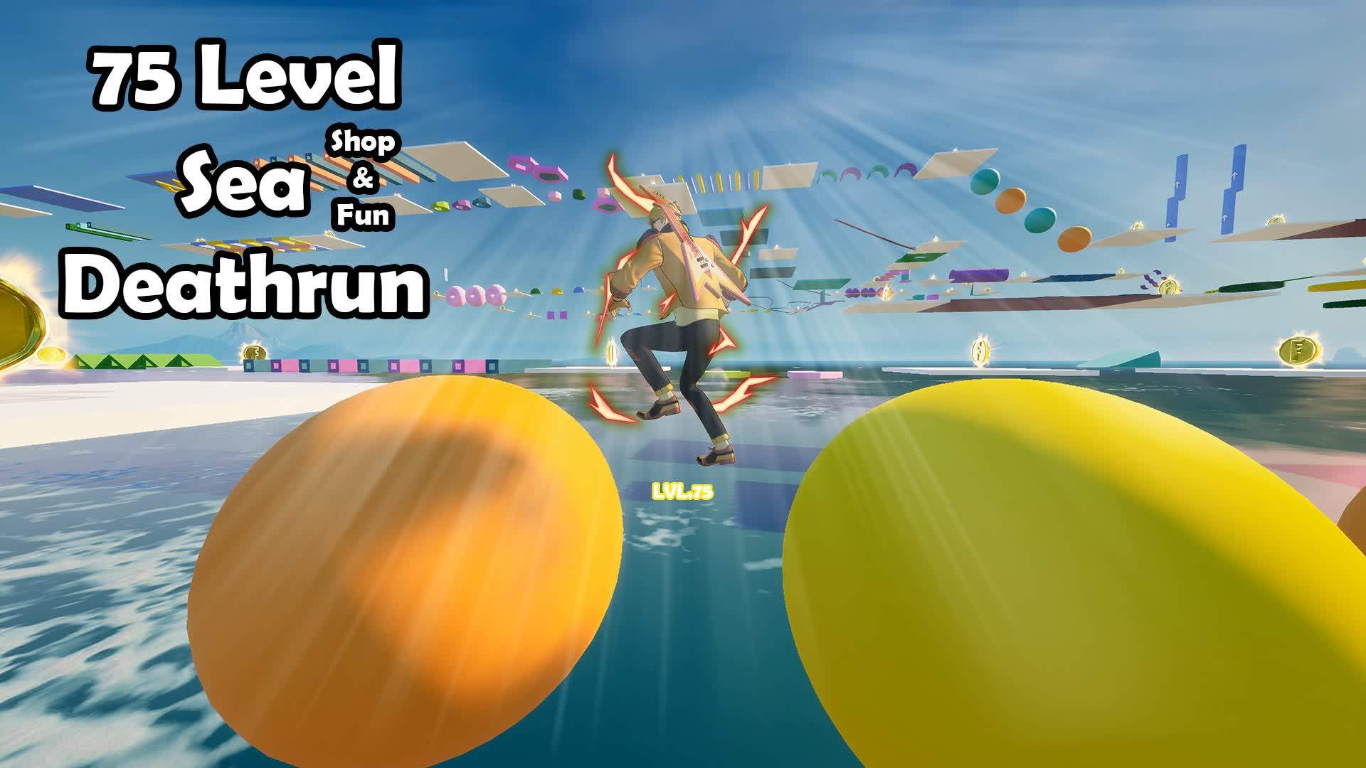 🌅 75 Level Sea DEATHRUN - Shop & Fun 🌅