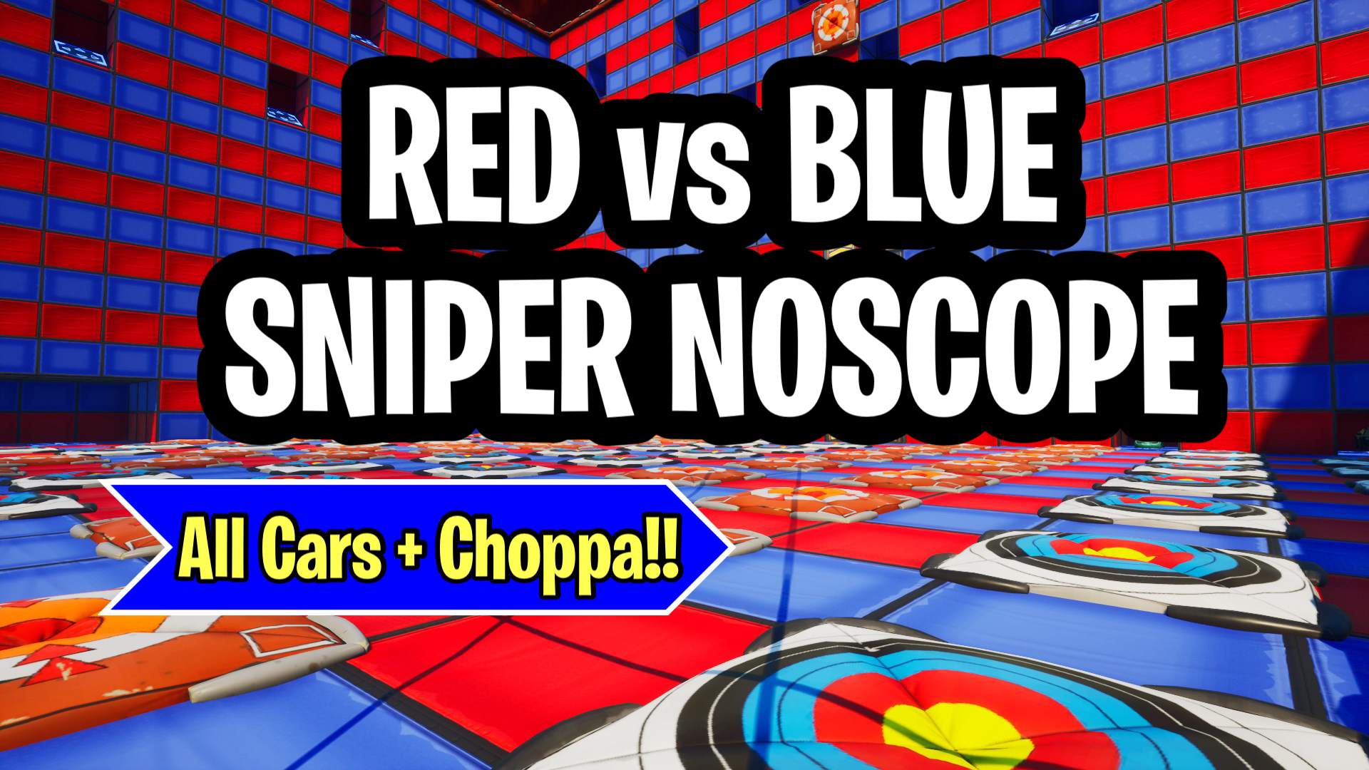 RED V BLUE SNIPER 1 SHOT FFA CHOPPA🎯CAR