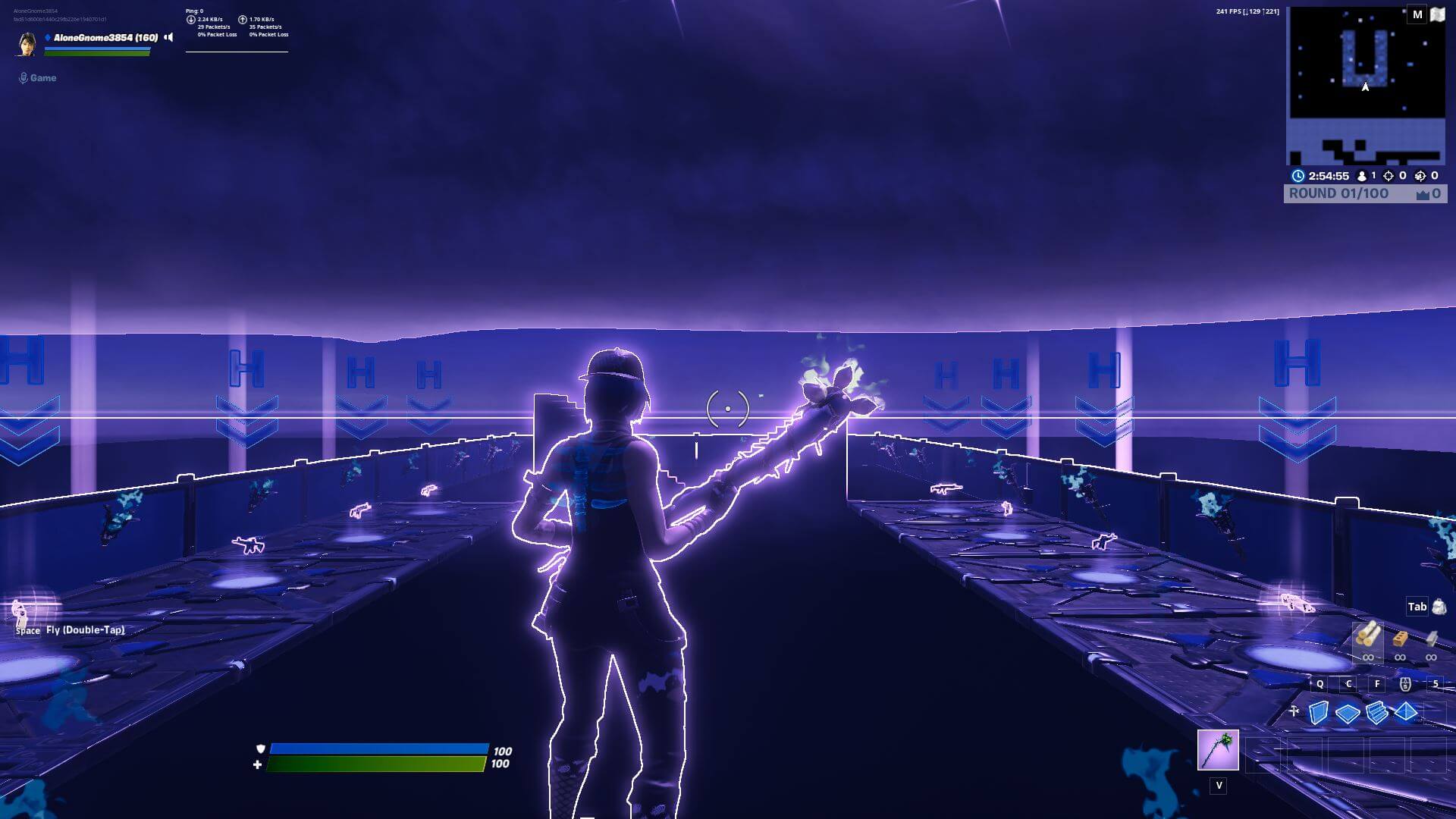 GLOWY 1V1 MAP