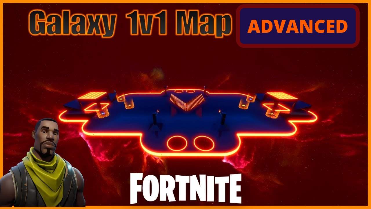 NEON GALAXY 1V1 MAP (ORANGE)