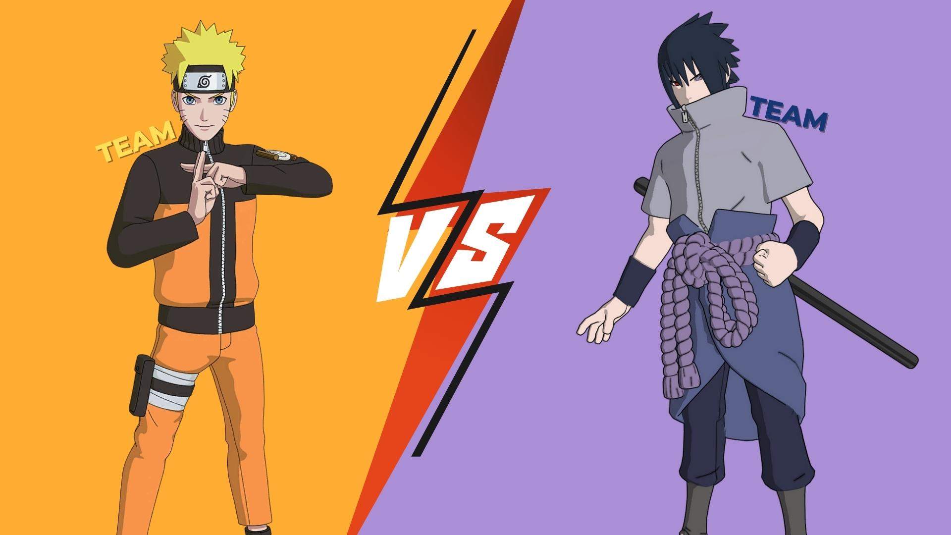 🦊TEAM NARUTO VS TEAM SASUKE🌀