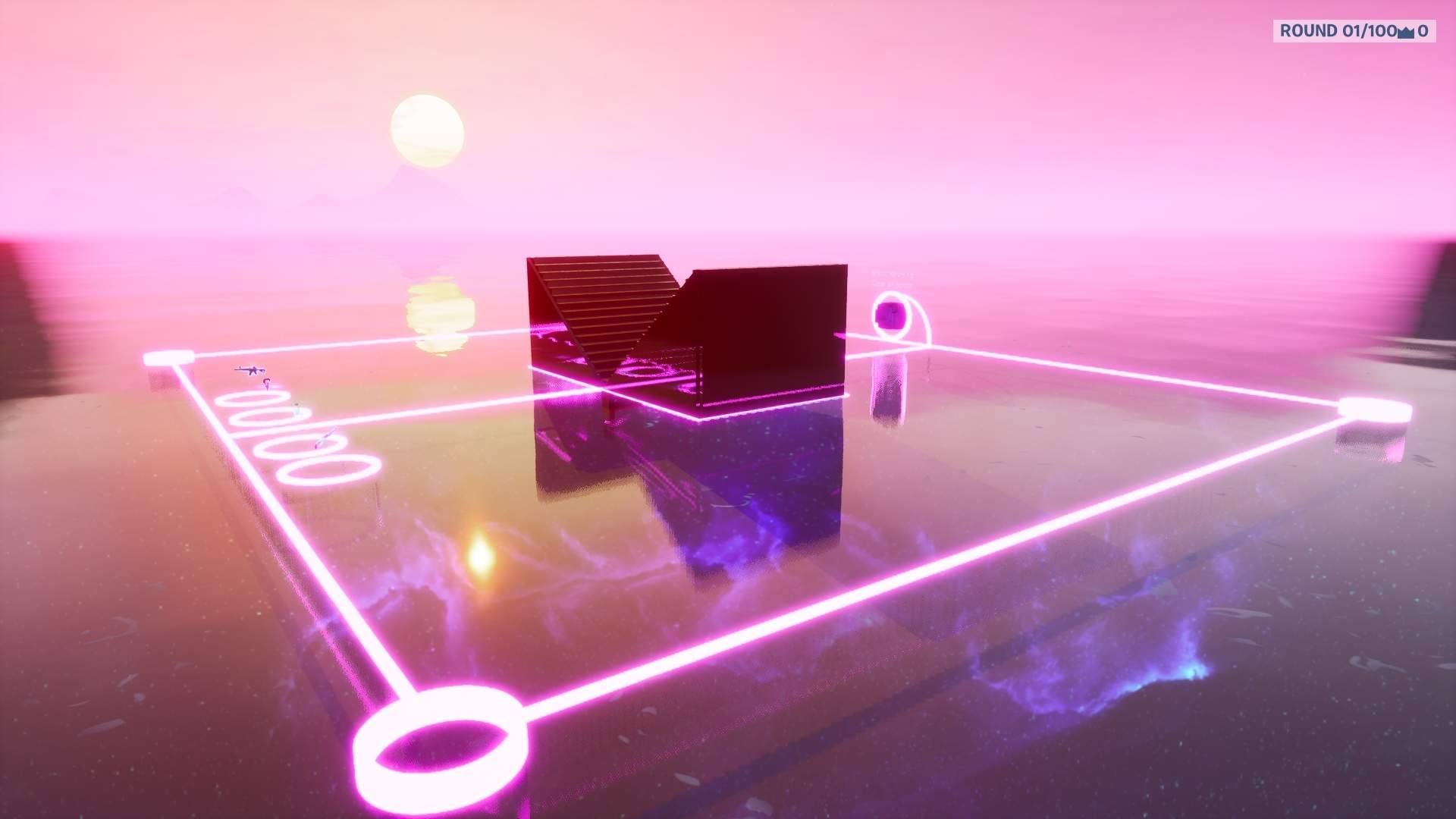 FLOATING 1V1 ISLAND - SUNSET