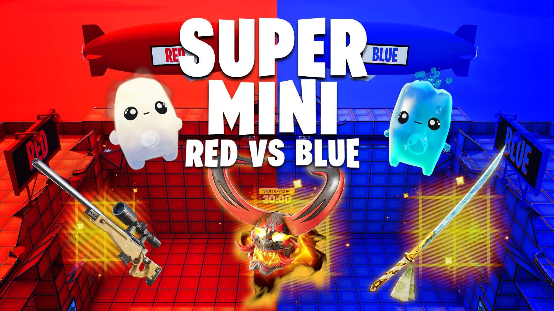 SUPER MINI RED VS BLUE 🔴🔵