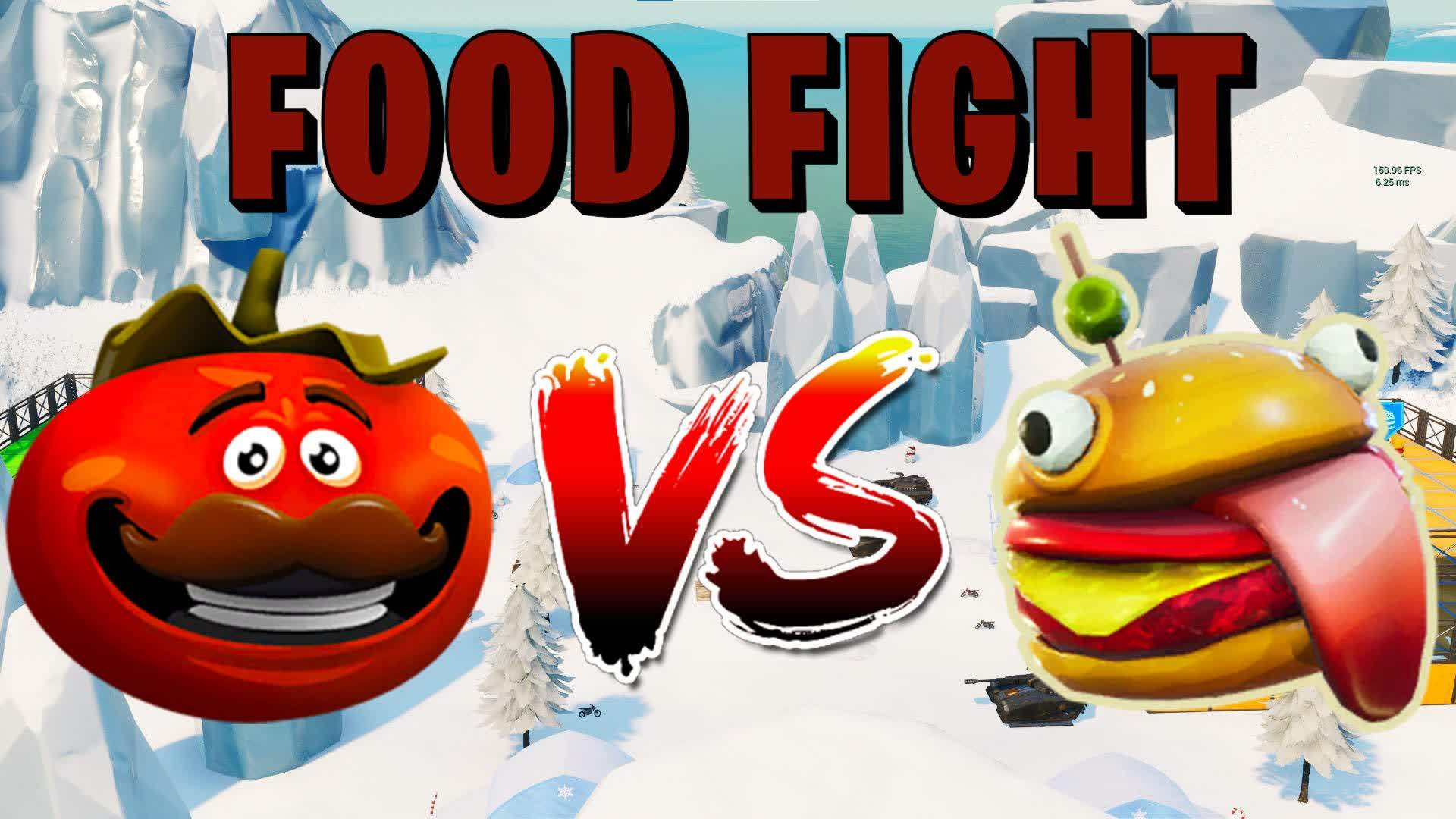 🍅FOOD FIGHT🍔CUSTOM TEAMS