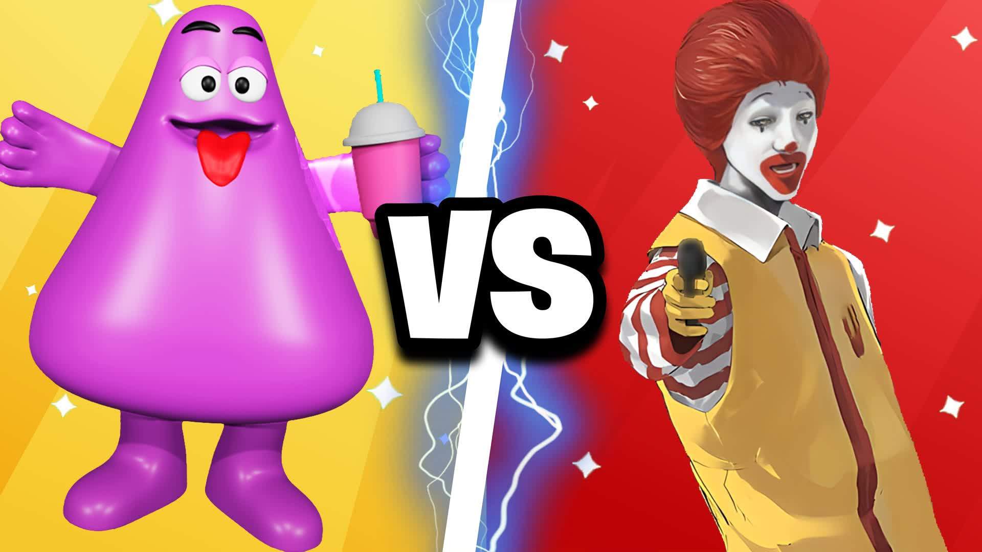 🥤GRIMACE VS MCDONALD🍟