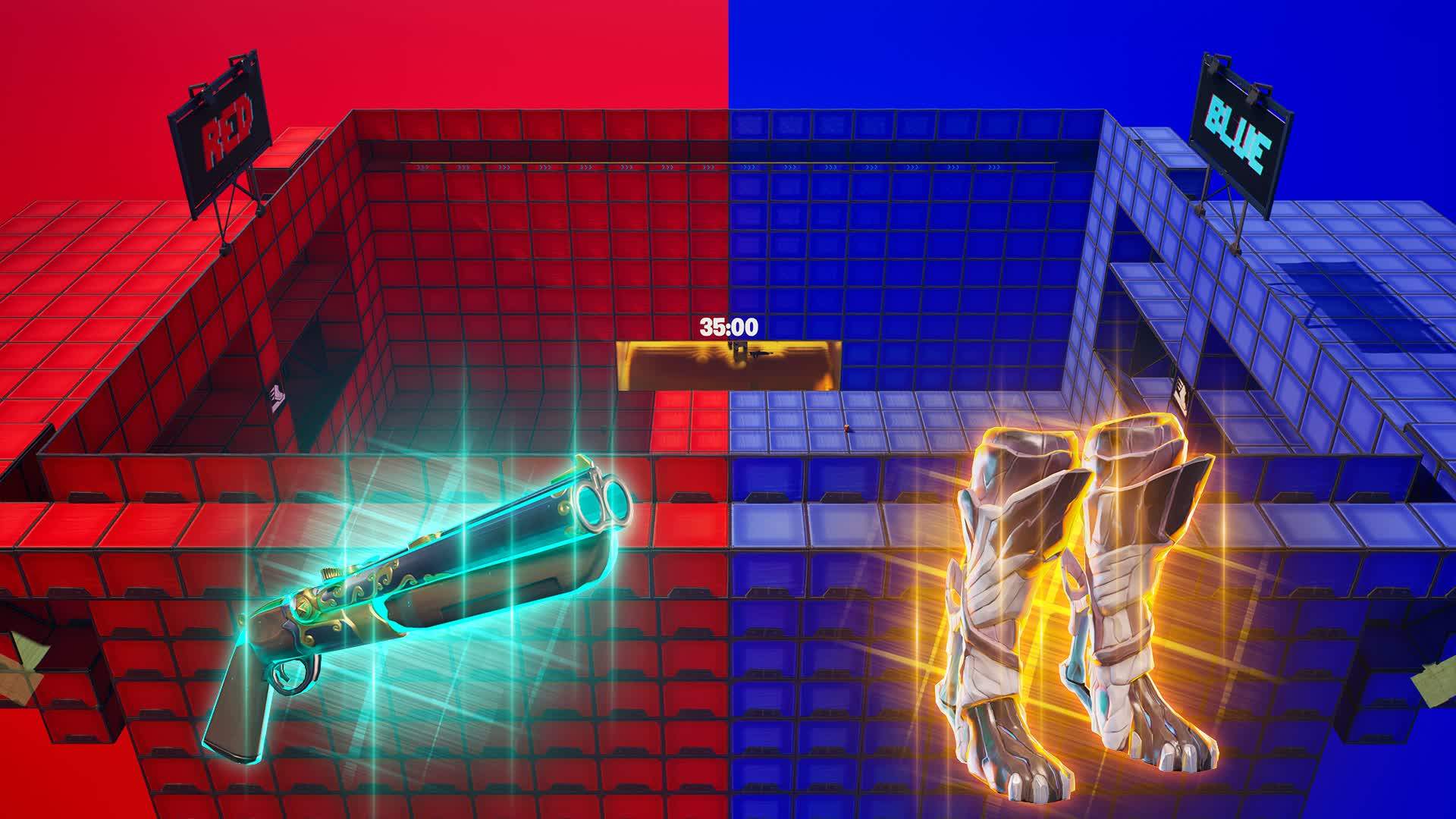 SUPER RED VS BLUE 🔴🔵