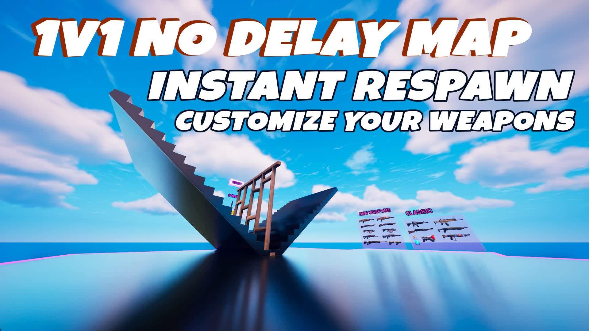 1v1 Map NO DELAY! | FPS BOOST