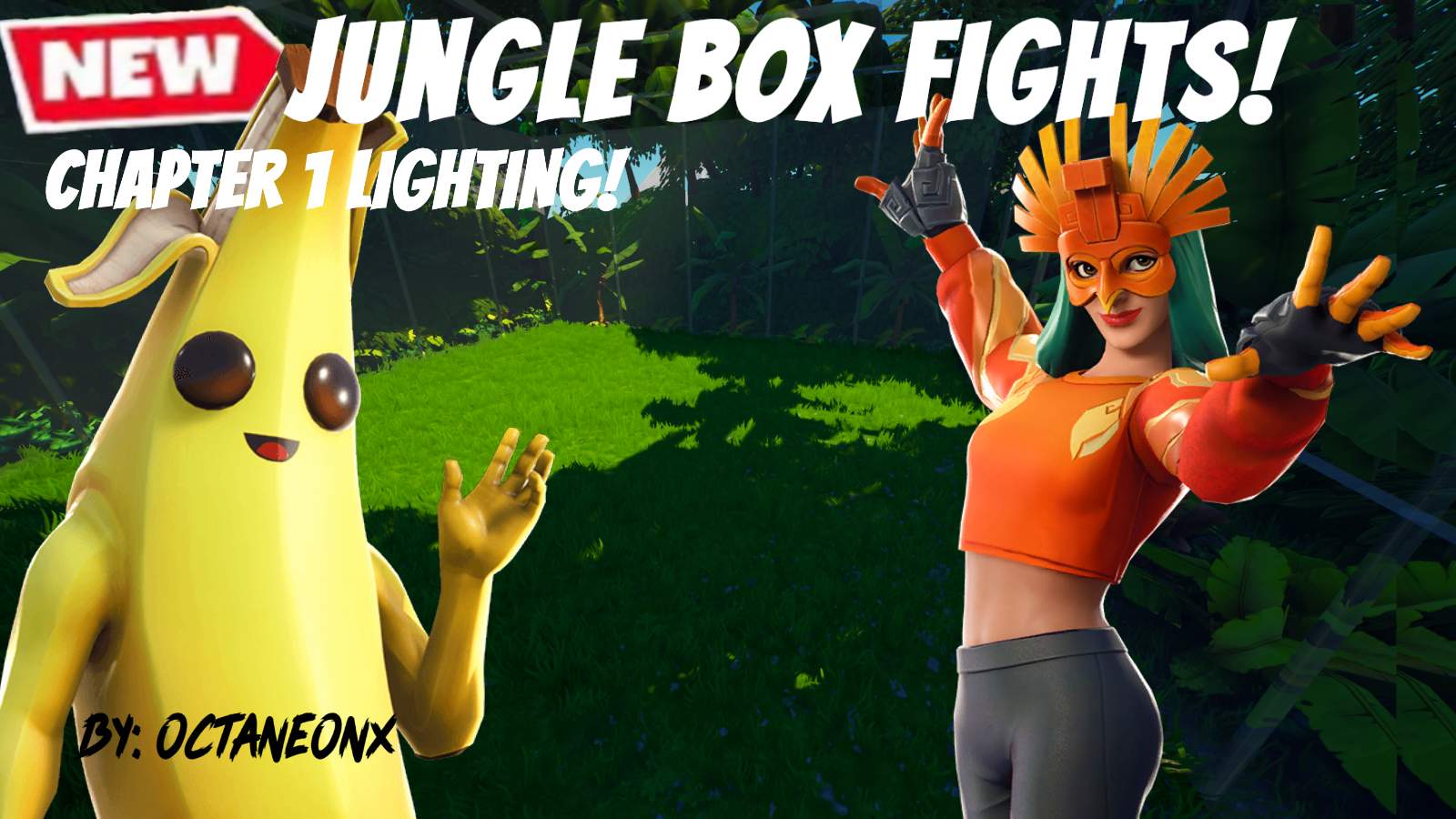 🌴JUNGLE BOX PVP🌴 (CHAPTER 1 LIGHTING)