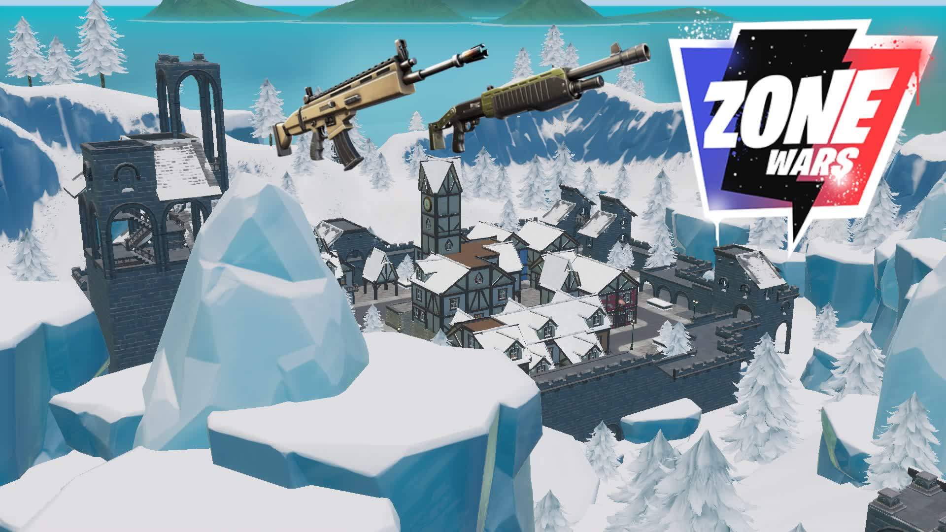 ❄️FROSTY FORTRESS WINTER ZONE WARS❄️