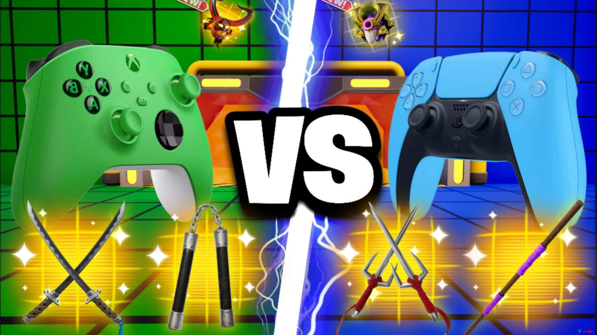 CRAZY TMNT💙PLAYSTATION VS XBOX 💚