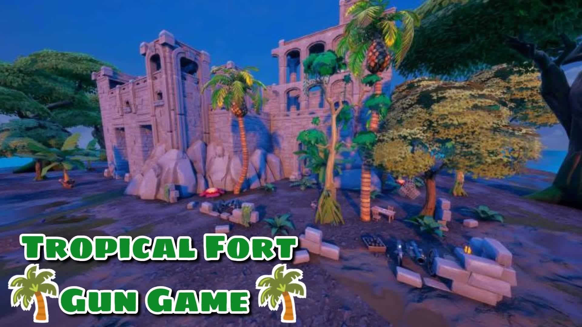 🌴Tropical Fortress Gun Game😎