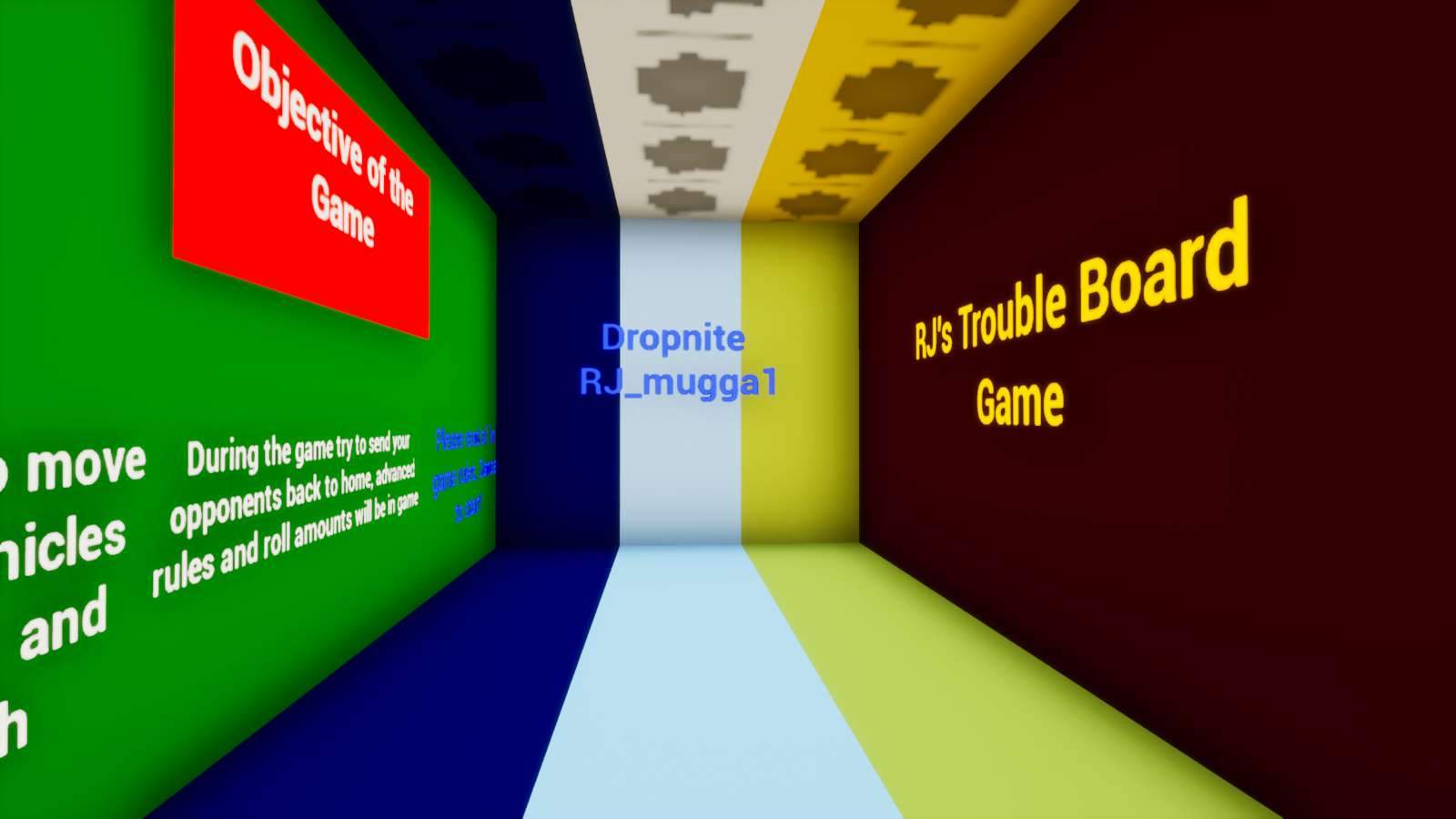 RJS TROUBLE BOARD GAME