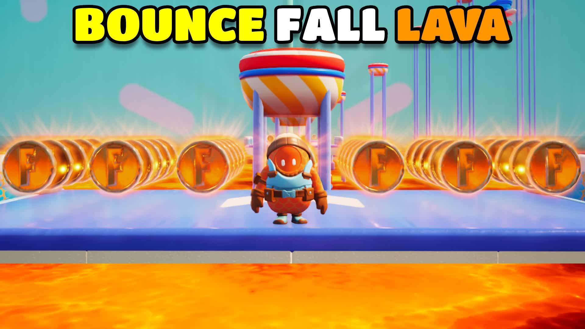 DON'T FALL TO LAVA 🔥 (BOUNCE PARKOUR)✨
