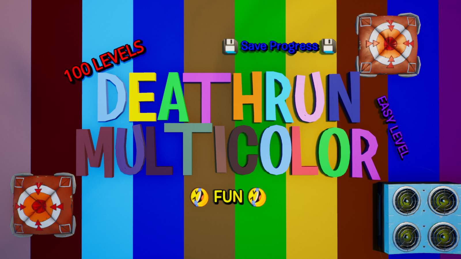 🎨 DEATHRUN MULTICOLORE 100 LEVELS 🎨