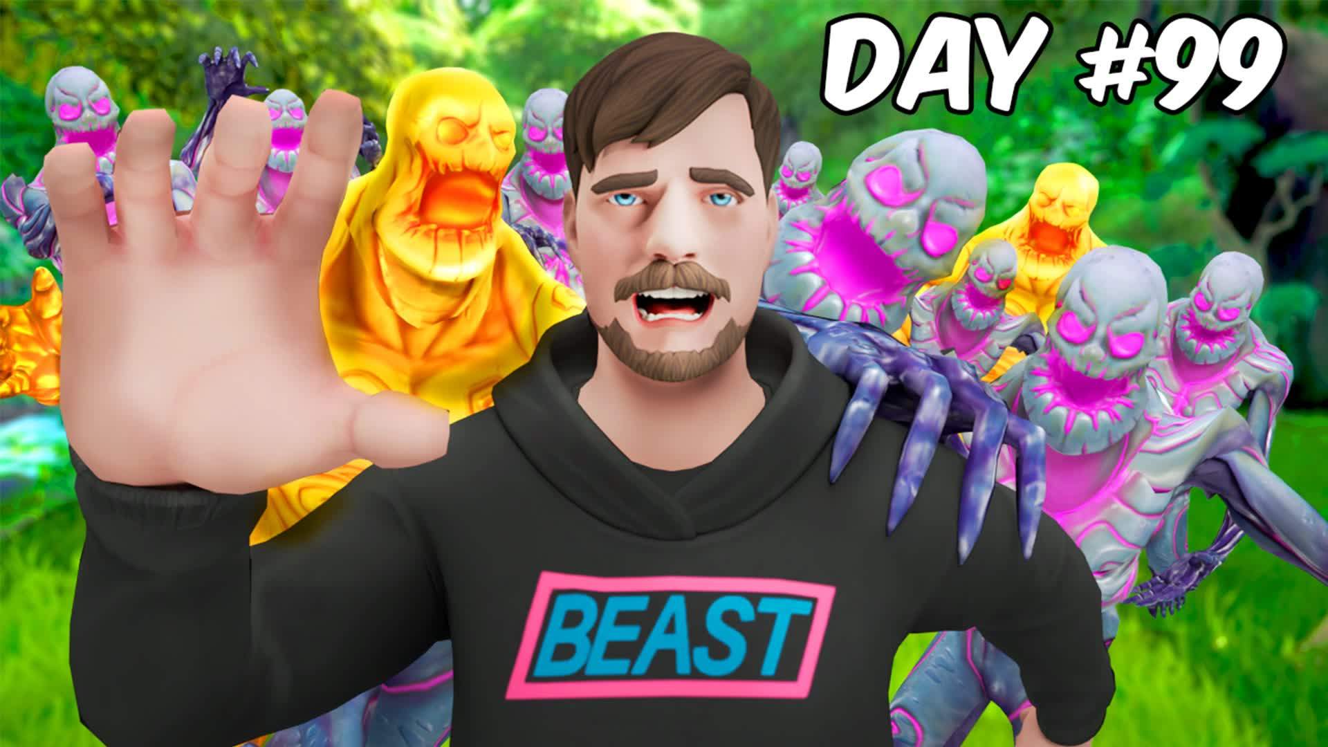 🌴Survive 100 Days In The Woods🌴