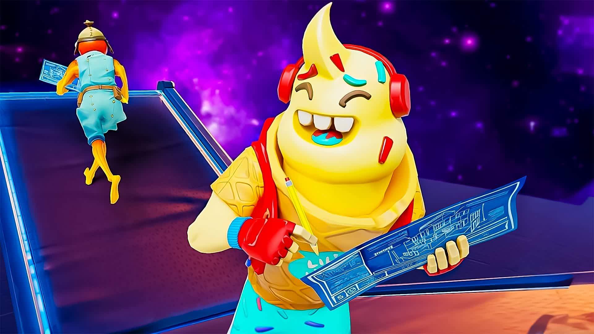 GALAXY 1V1 BUILD FIGHTS عاركني بالبناء