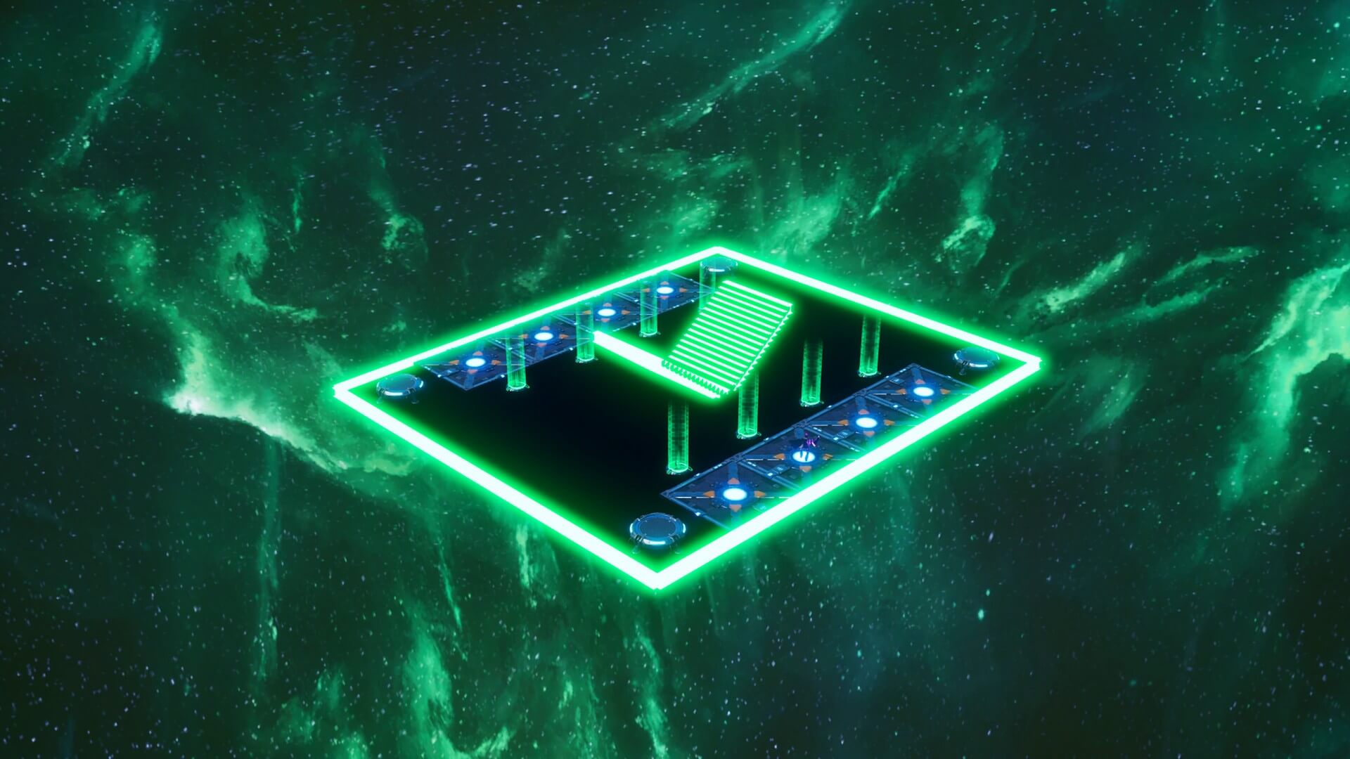 GREEN NEBULA BY ZYREMS