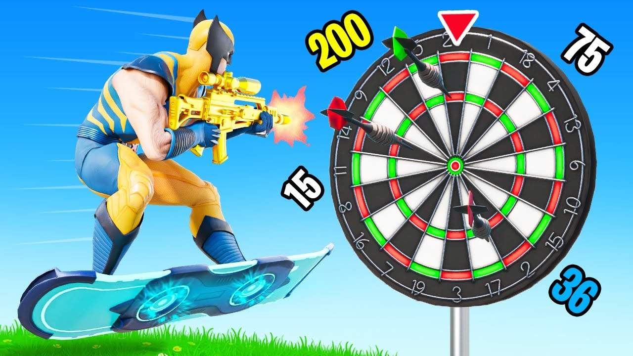 DARTBOARD FOR YOUR LOOT!