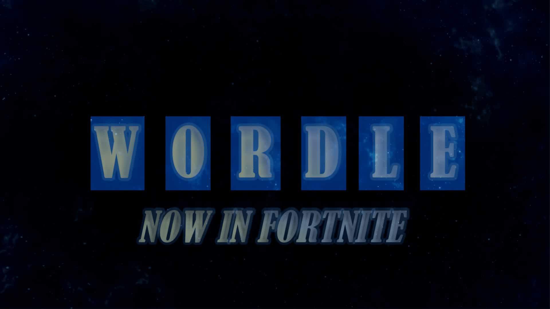 WORDLE IN FORTNITE! 💭
