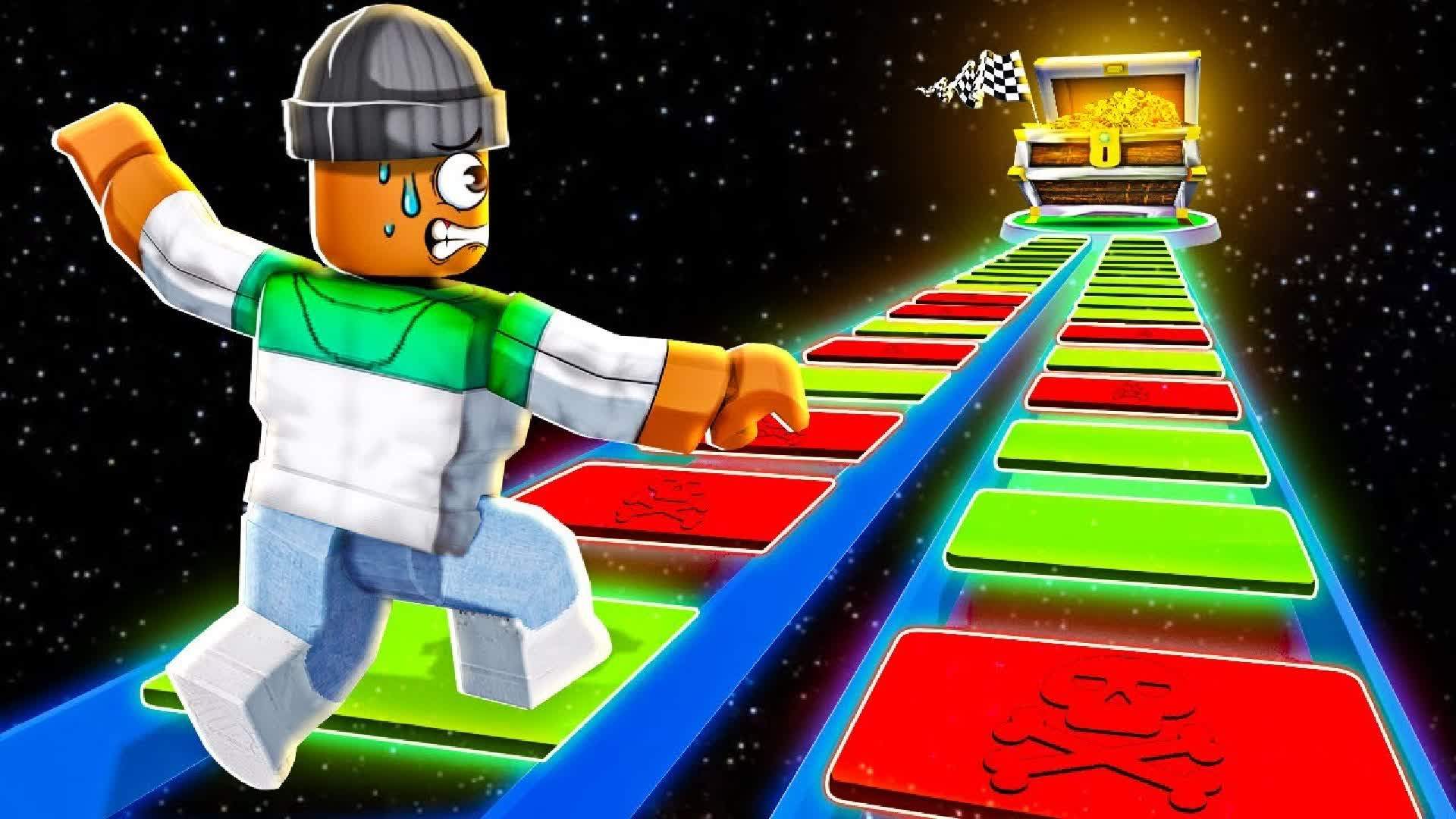 IMPOSSIBLE GLASS BRIDGE - BRICK GAME🦑