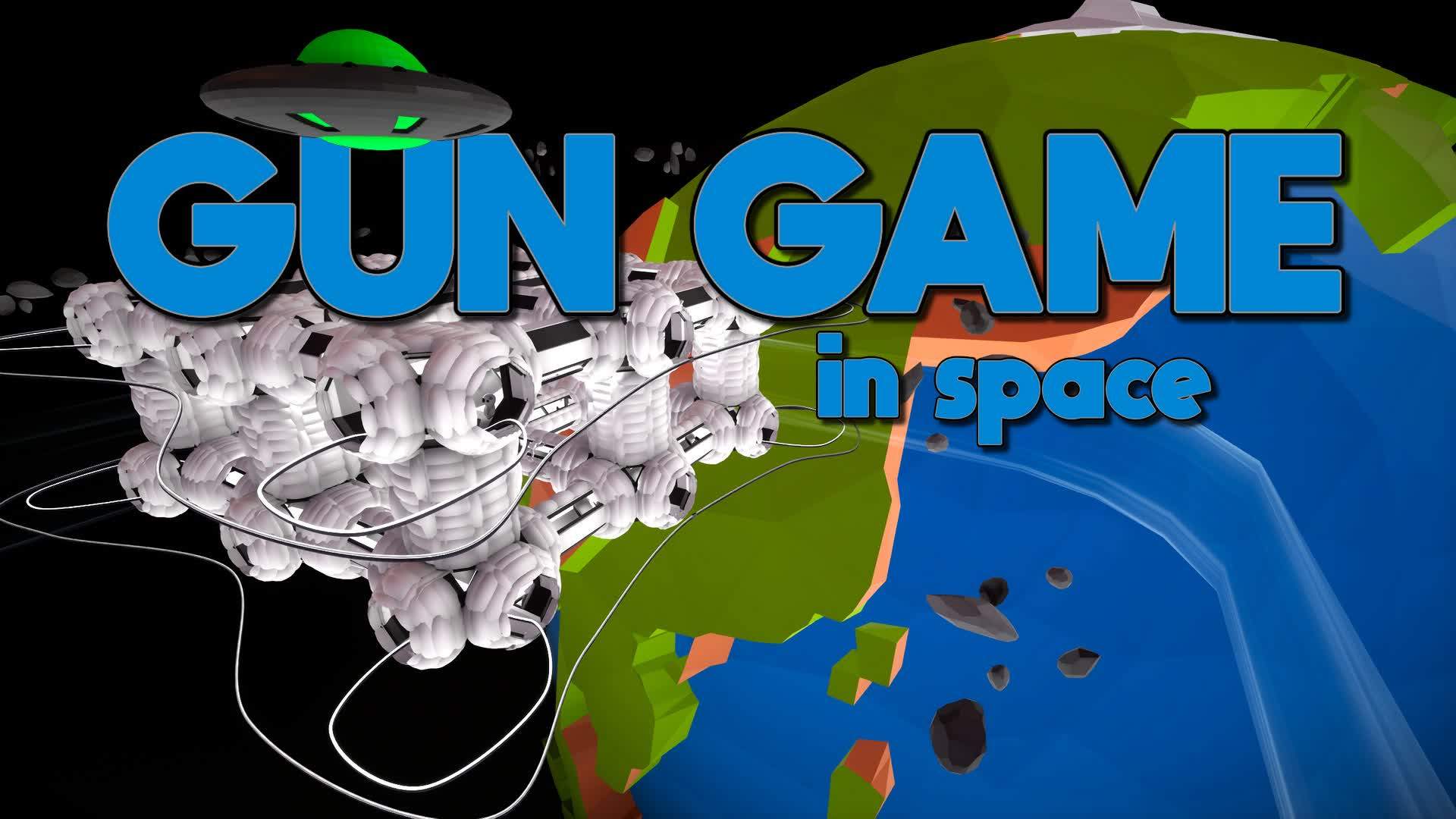 🔫 GUN GAME 🎯 in space 🧑‍🚀