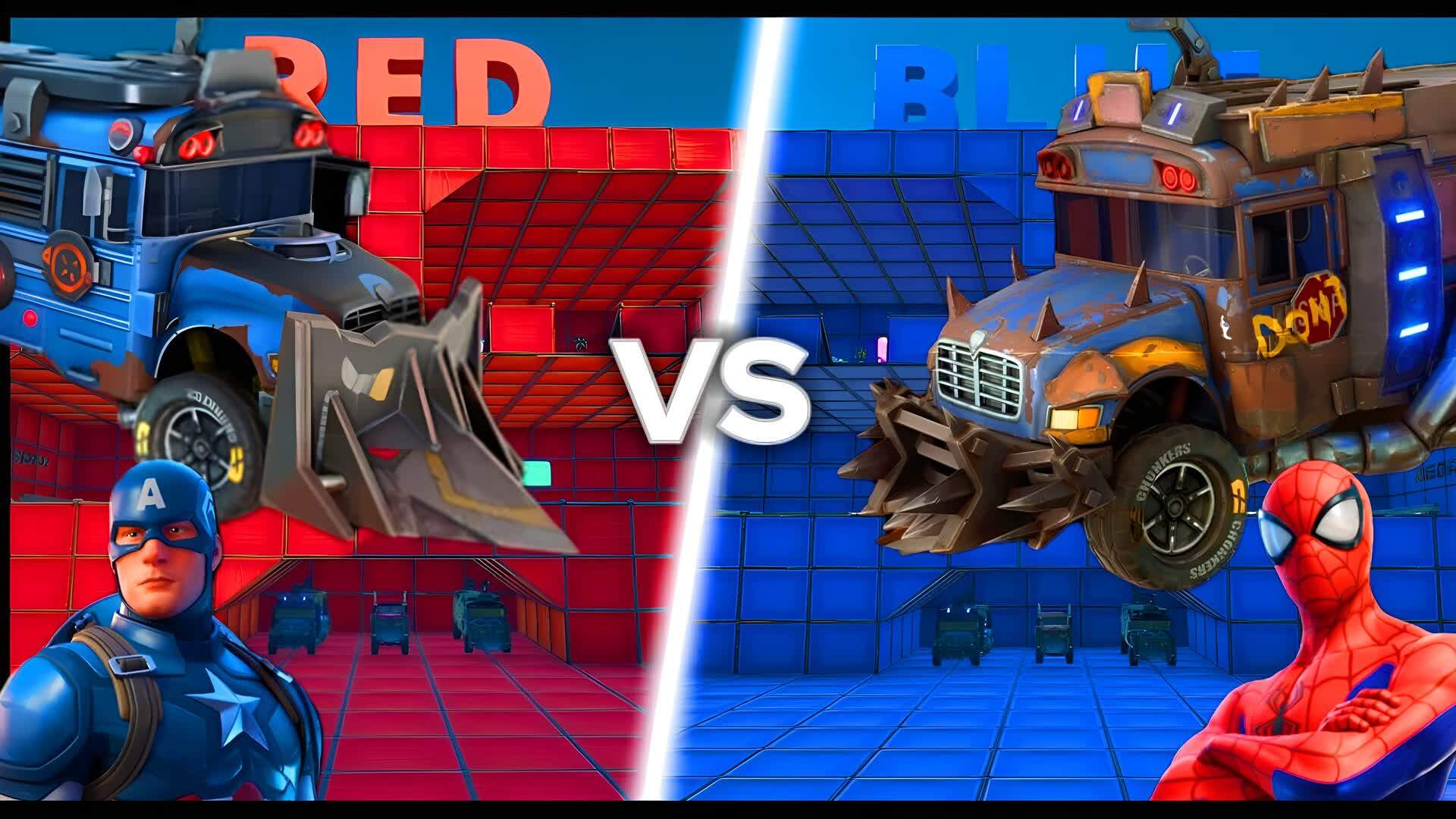 🔴🔵WAR BUS RED VS BLUE💥