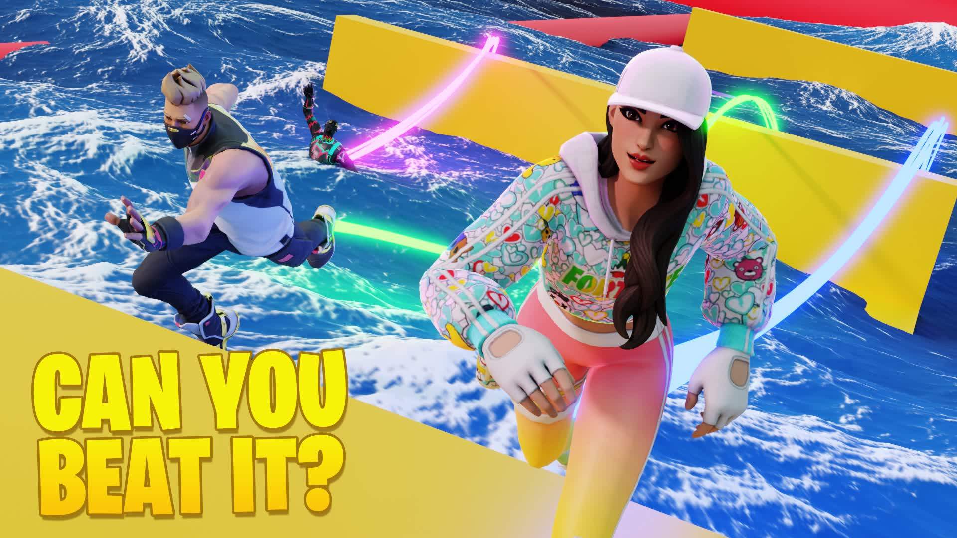 🏃🌊BEAT THE FLOOD [PARKOUR RACE]