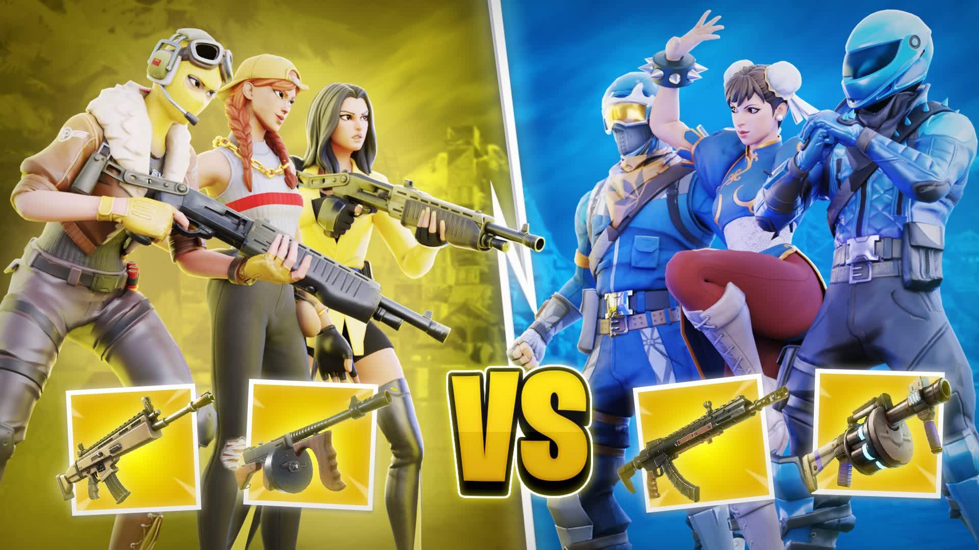 💛YELLOW VS BLUE💙 MYTHIC ROYALE 💯
