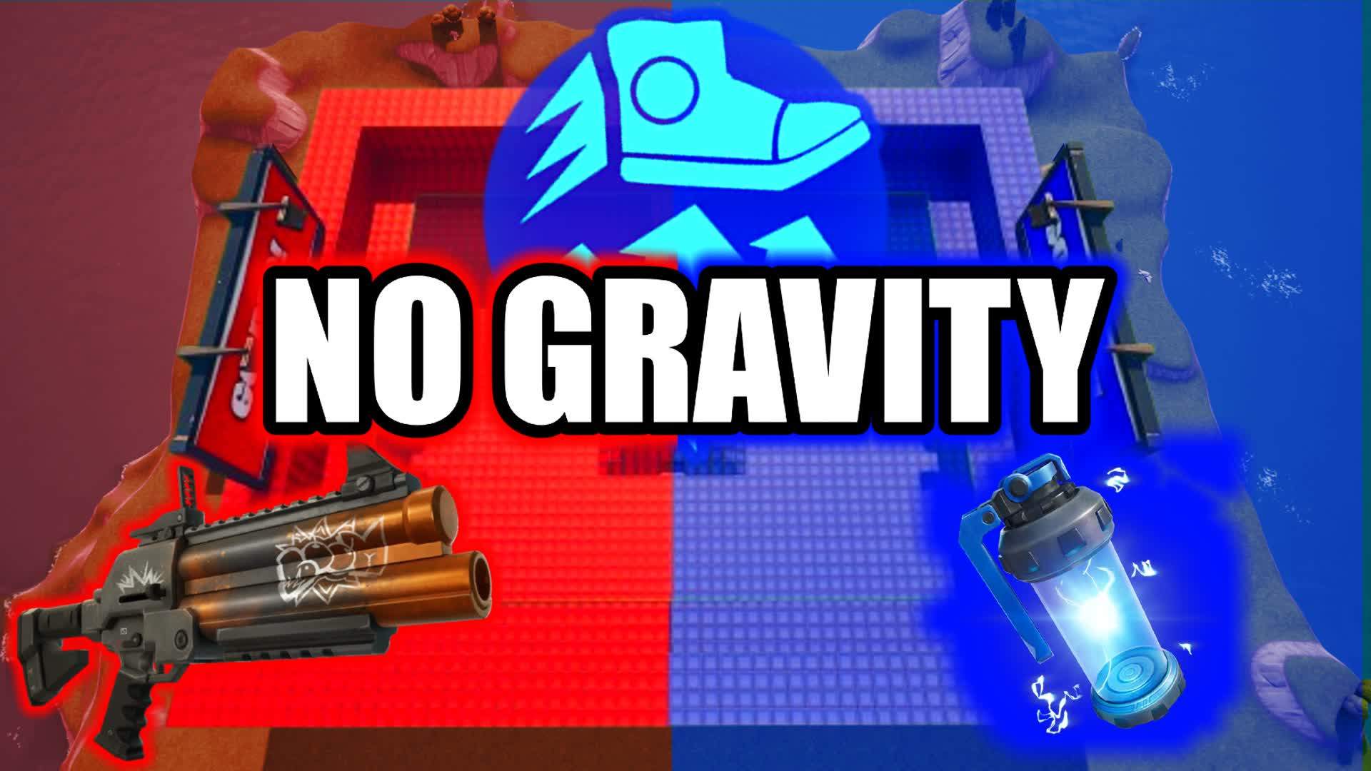 NO GRAVITY! - 🔴Red VS Blue🔵 CHAOS💥