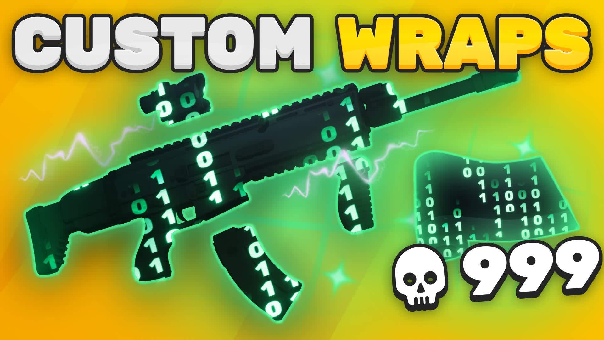 CUSTOM WRAPS ✨ FIRST PERSON GUN GAME 🎯