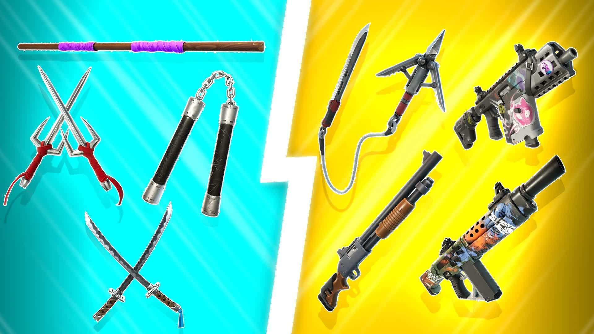 TMNT Mythics vs CH5 Weapons!