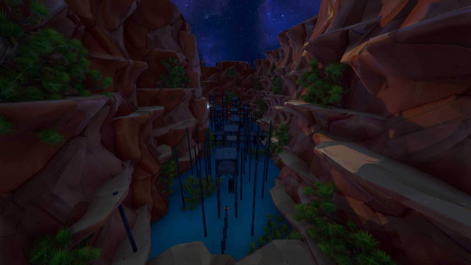 The 15 Level Desert Ravine Deathrun