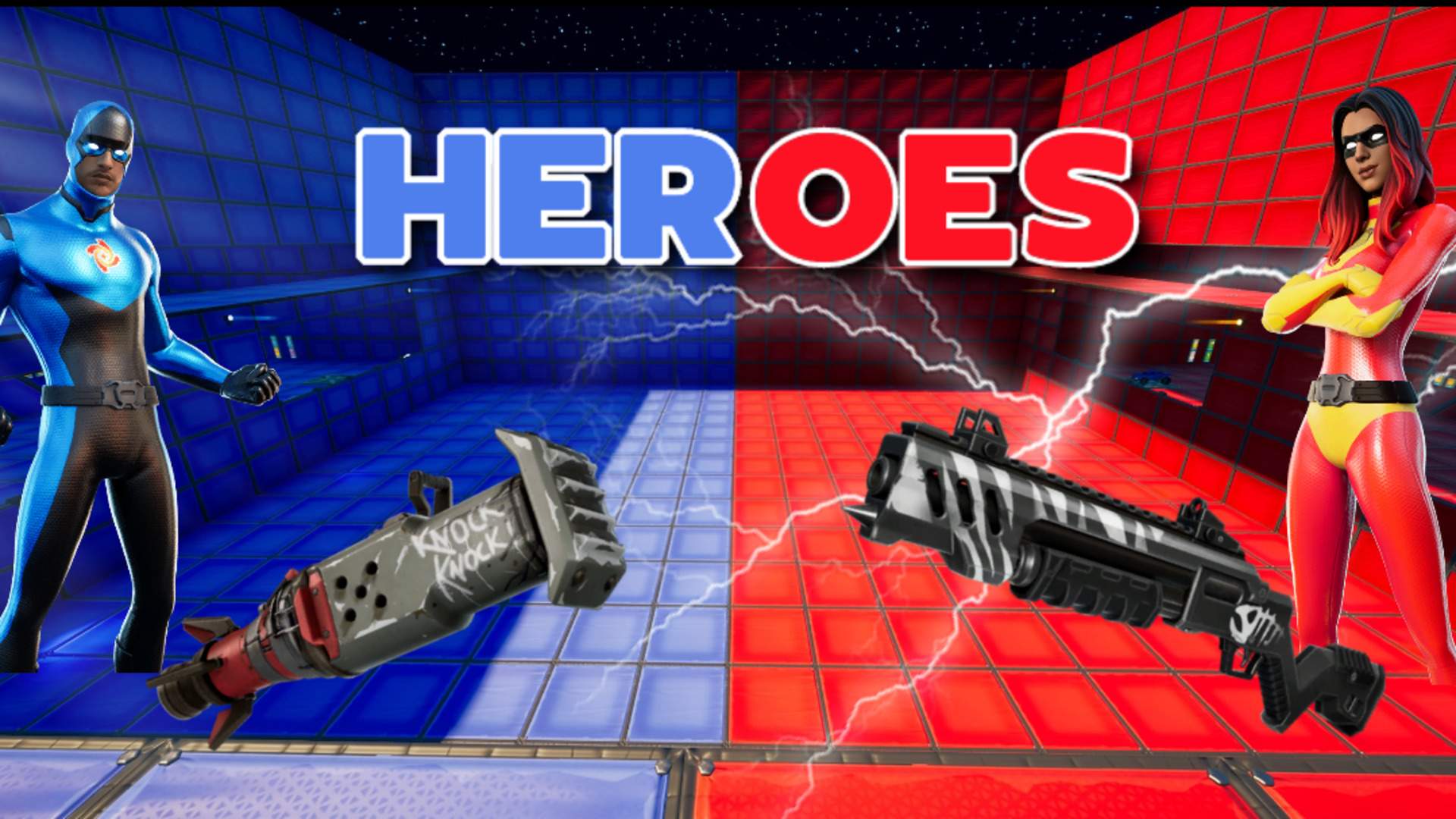 HEROES RED VS BLUE NEW WEAPONS