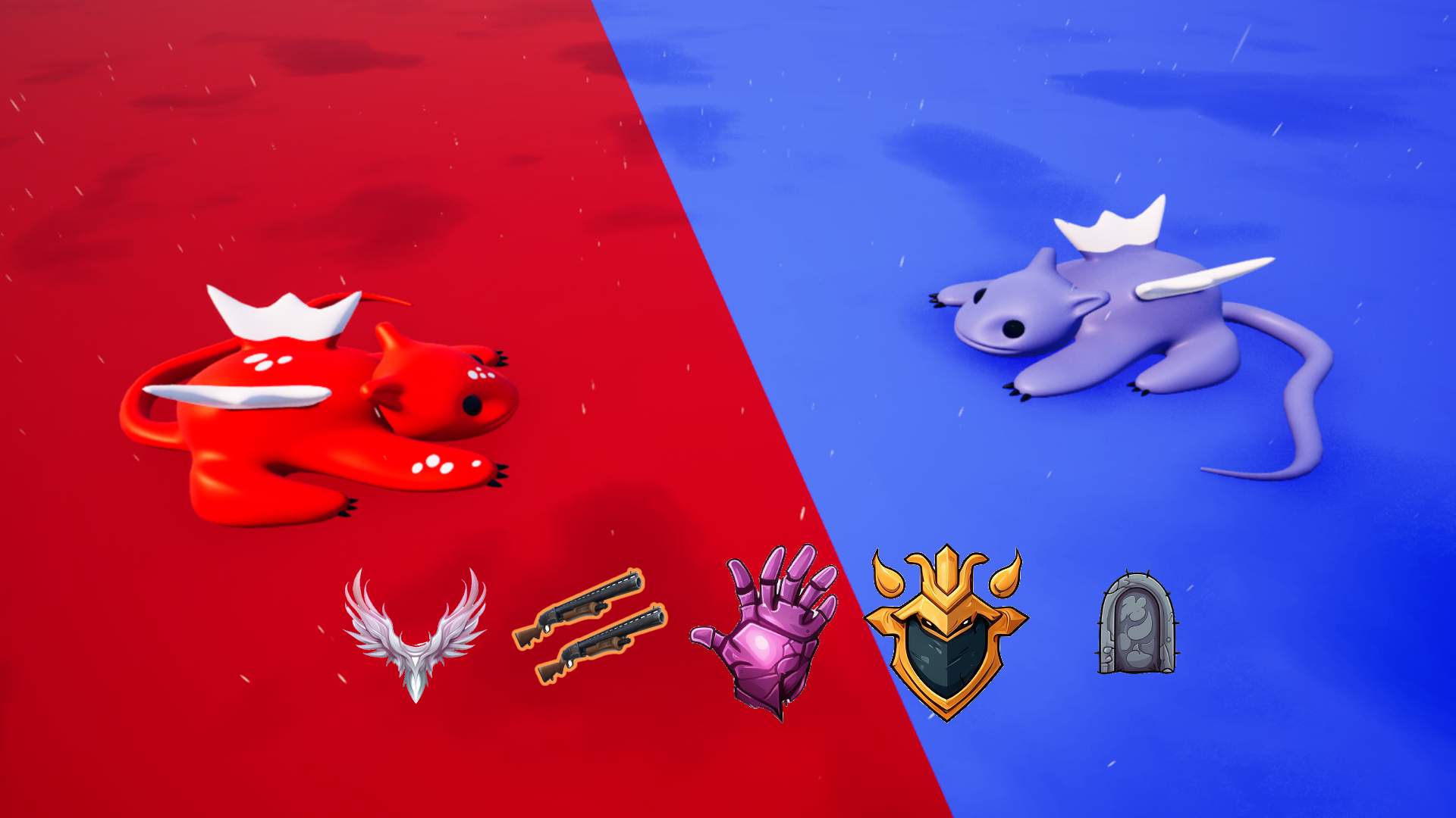 RED DRAGON VS BLUE DRAGON